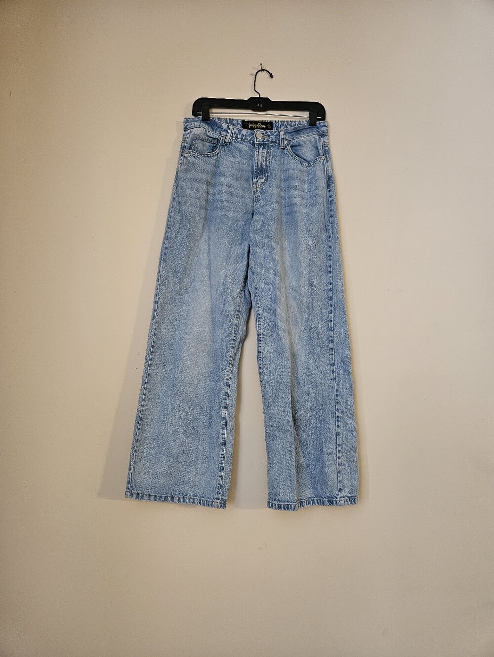 Indigo Rein Women's Light Blue Wide Leg Jeans, Size 11